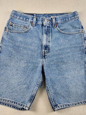 Levi’s 505 Vintage Denim Shorts Men’s 32 Straight Fit Medium Wash